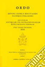 Ordo. Divini officii recitandi sacrique peragendi. Secundum antiquam vel extraordinariam ritus romani formam. 2020 libro