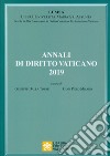 Annali di diritto vaticano (2019) libro di Dalla Torre G. (cur.) Milano G. P. (cur.)