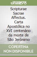 Scripturae Sacrae Affectus. Carta Apostólica no XVI centenário da morte de São Jerónimo