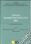 Annali di diritto vaticano (2021) libro