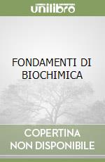 FONDAMENTI DI BIOCHIMICA libro