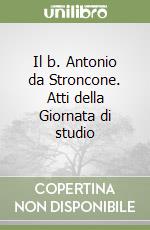 Il b. Antonio da Stroncone. Atti della Giornata di studio libro