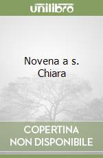 Novena a s. Chiara libro