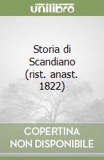 Storia di Scandiano (rist. anast. 1822) libro