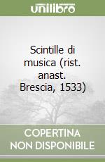 Scintille di musica (rist. anast. Brescia, 1533) libro