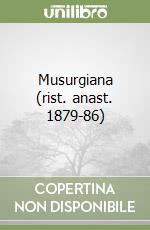 Musurgiana (rist. anast. 1879-86) libro