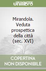 Mirandola. Veduta prospettica della città (sec. XVI) libro