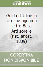 Guida d'Udine in ciò che riguarda le tre Belle Arti sorelle (rist. anast. 1839) libro