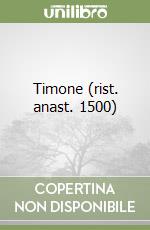 Timone (rist. anast. 1500) libro