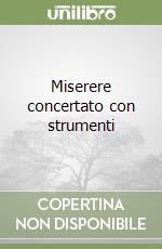 Miserere concertato con strumenti libro