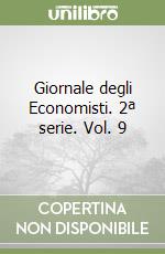 Giornale degli Economisti. 2ª serie. Vol. 9 libro