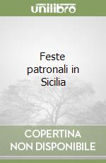 Feste patronali in Sicilia libro