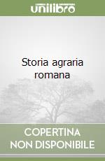 Storia agraria romana libro