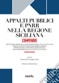 Appalti pubblici e PNRR nella Regione Siciliana. Compendio libro