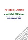 Pubblicazioni di don Sergio Andreoli, ex-alunno della P. U. Gregoriana, Roma libro