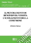 Il pignoramento di beni indivisi: vendita e scioglimento della comunione libro