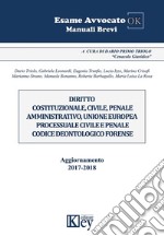 Diritto costituzionale, civile, penale amministrativo, Unione Europea, processuale civile e penale, codice deontologico forense libro