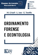 Ordinamento forense e deontologia libro