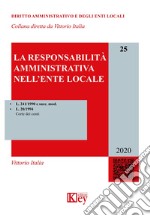 La responsabilità amministrativa nell'Ente locale libro