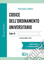 Codice dell'ordinamento universitario libro