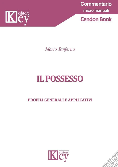 Il possesso. Profili generali e applicativi