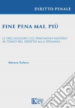 Fine pena mai, più. Le declinazioni del fenomeno mafioso al tempo del diritto alla speranza