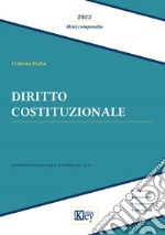 Diritto costituzionale. Mini compendio libro