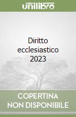 Diritto ecclesiastico 2023