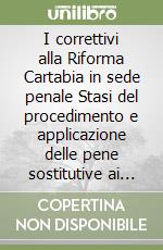 I correttivi alla Riforma Cartabia in sede penale Stasi del procedimento e applicazione delle pene sostitutive ai sensi del d. lgs. 19 marzo 2024 n. 31 libro