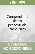 Compendio di diritto processuale civile 2025