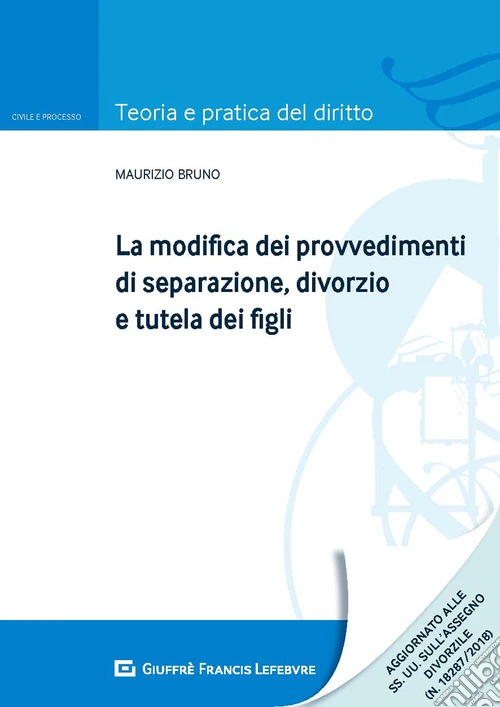 La modifica dei provvedimenti di separazione, divorzio e tutela dei figli