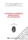 Antologia giuridica romanistica ed antiquaria. Vol. 2 libro
