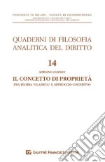 Il concetto di proprietà. Fra teoria «classica» e approccio cognitivo