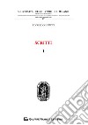 Scritti libro di Ricci Edoardo F.