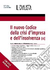 Il nuovo codice della crisi d'impresa e dell'insolvenza. Vol. 3 libro