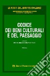 Codice dei beni culturali e del paesaggio libro