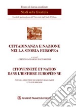 Cittadinanza e nazione nella storia europea-Citoyennete et nation dans l'histoire europeenne libro