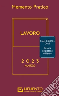 Memento lavoro 2023 libro