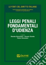 Leggi penali fondamentali d'udienza libro