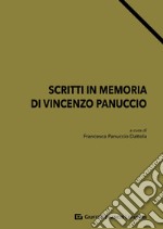 Scritti in memoria di Vincenzo Panuccio libro