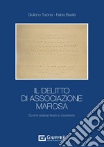 Il delitto di associazione mafiosa libro