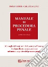 Manuale di procedura penale libro