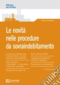 Le novità nelle procedure da sovraindebitamento
