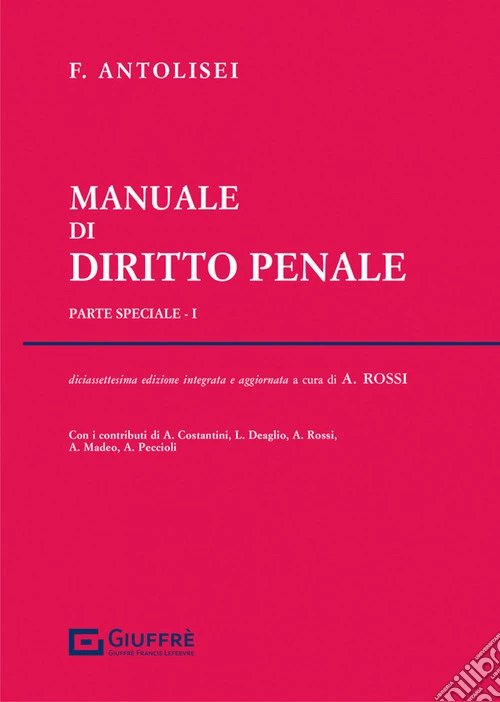Manuale di diritto penale