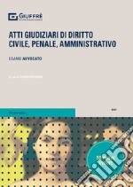 Atti giudiziari di diritto civile, penale, amministrativo libro