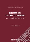 Istituzioni di diritto privato per gli studenti di economia libro