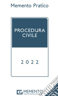 Memento Procedura civile 2022 libro