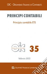 Principio contabile ETS OIC. 35 Febbraio 2022 libro