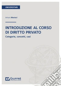 Introduzione al corso di diritto privato libro