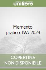 Memento pratico IVA 2024 libro